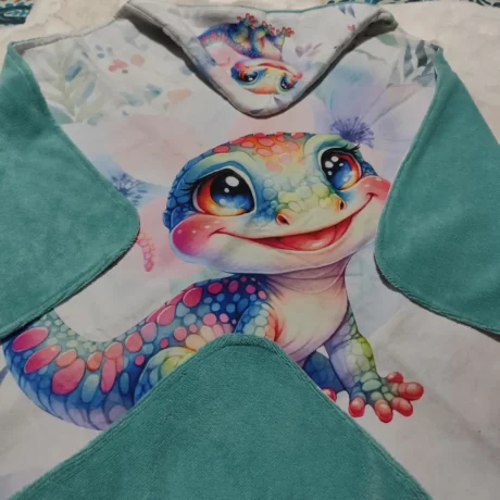 Cape de bain Gecko plié
