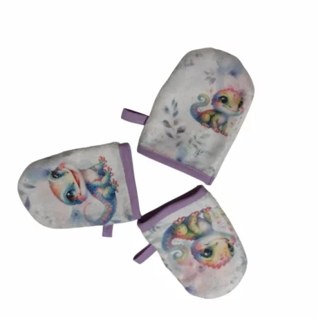 petits Gants gecko fond blanc