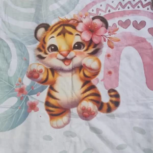 Couverture Tigre Rose
