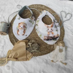 Bavoir bandana lot de 2