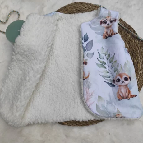 Gilet B lémuriens ouvert