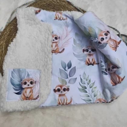 Gilet B sherpa ouvert