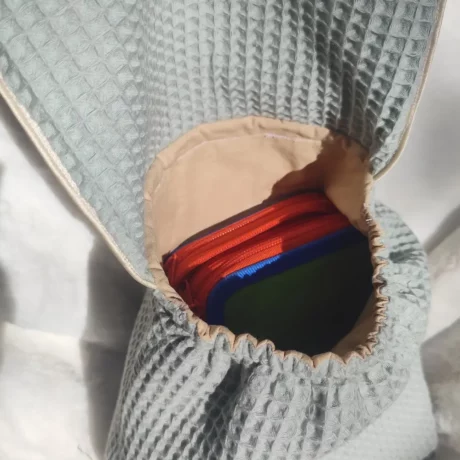 Sac à dos ouvert