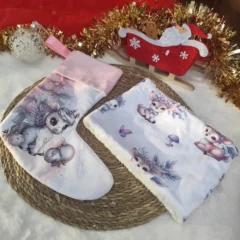 Chaussette et snood Noël