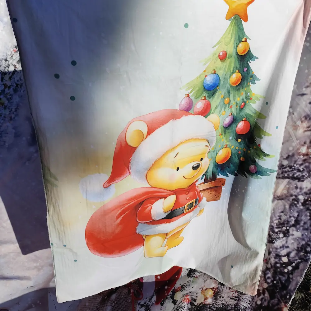 Couverture noel ouverte