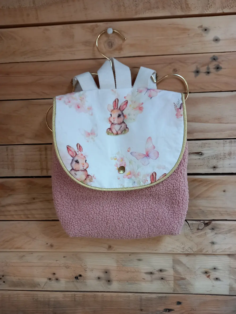 Sac à dos teddy lapin devant